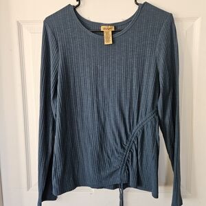 Wrangler Blue Long Sleeve Blouse